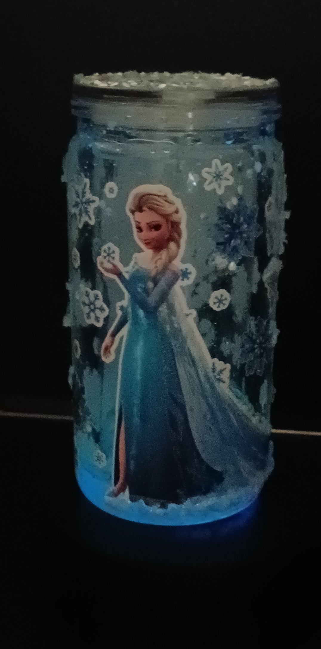 Frozen acrylic tumbler 16 oz $15