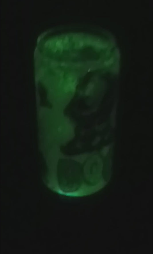 Oogie boogie glass tumbler 16oz