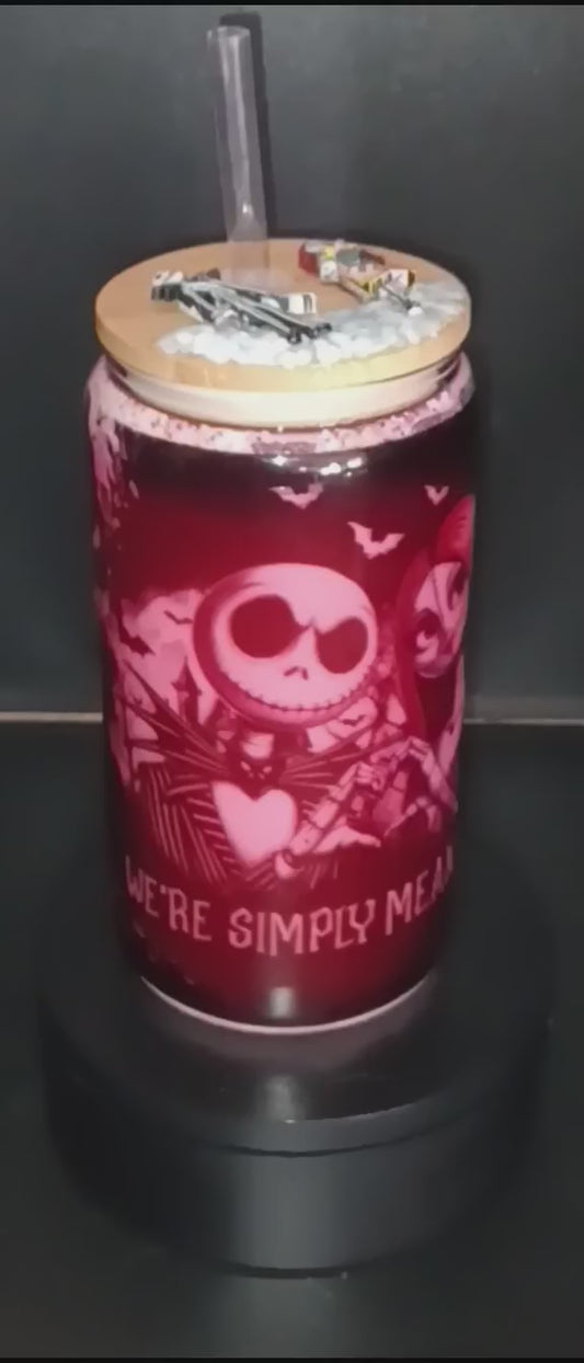 Nightmare before Christmas glass no globe 16 oz $25