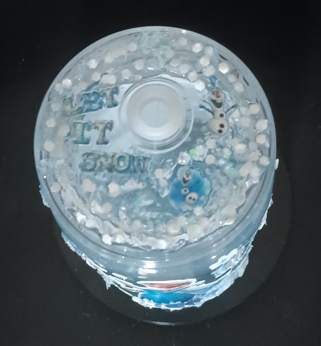 Frozen acrylic tumbler 16 oz $15
