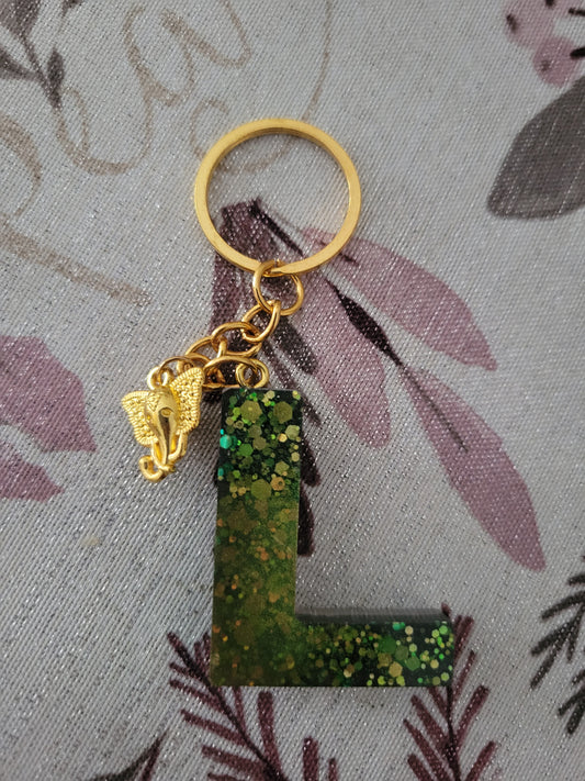 Alphabet keychain