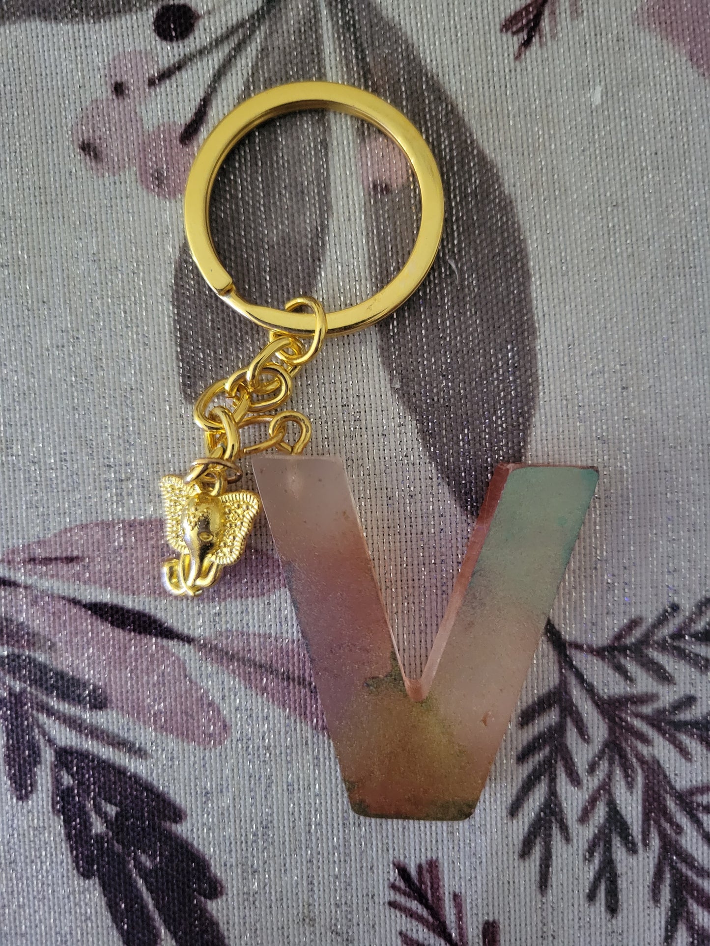 Alphabet keychain