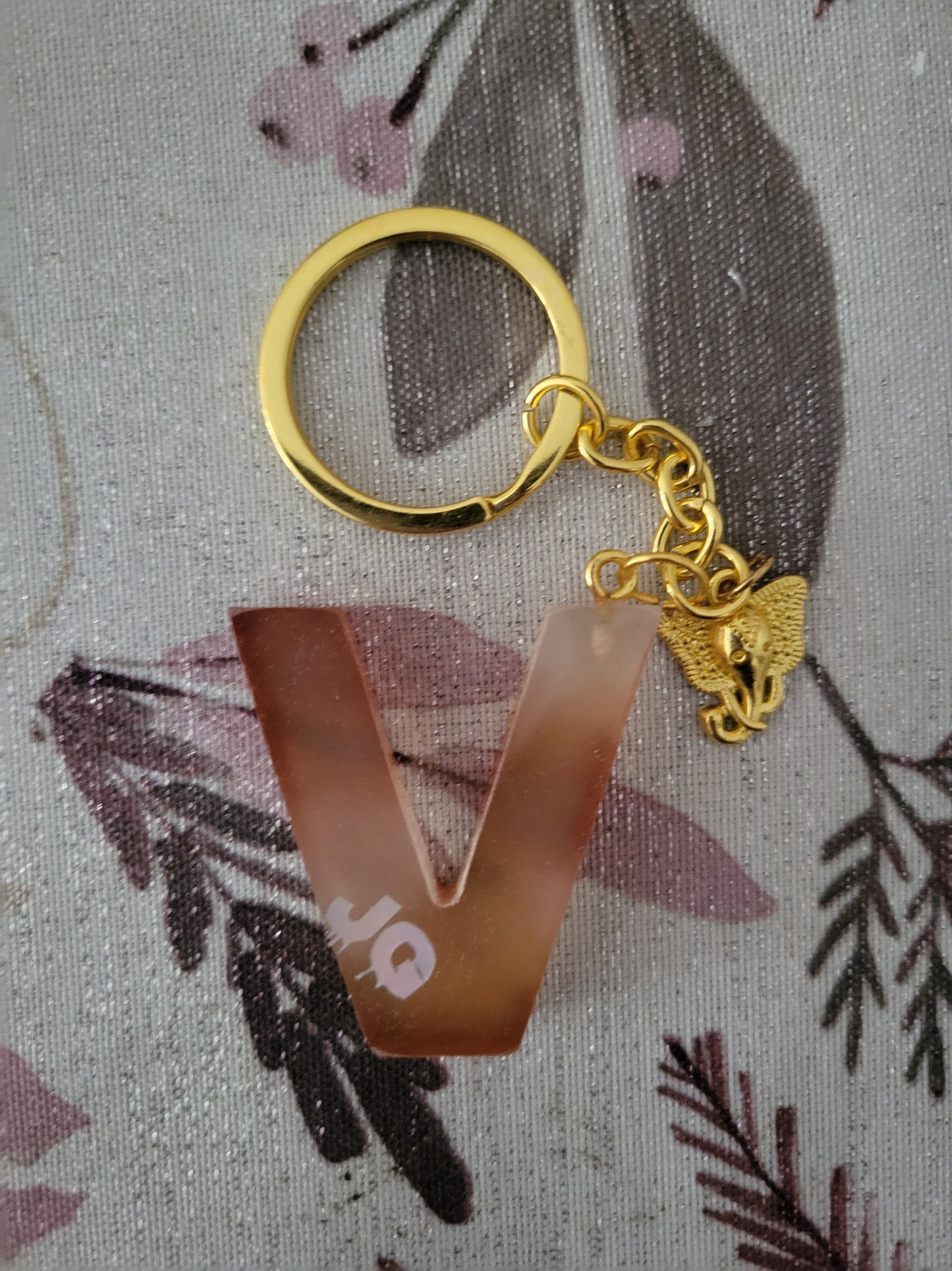 Alphabet keychain