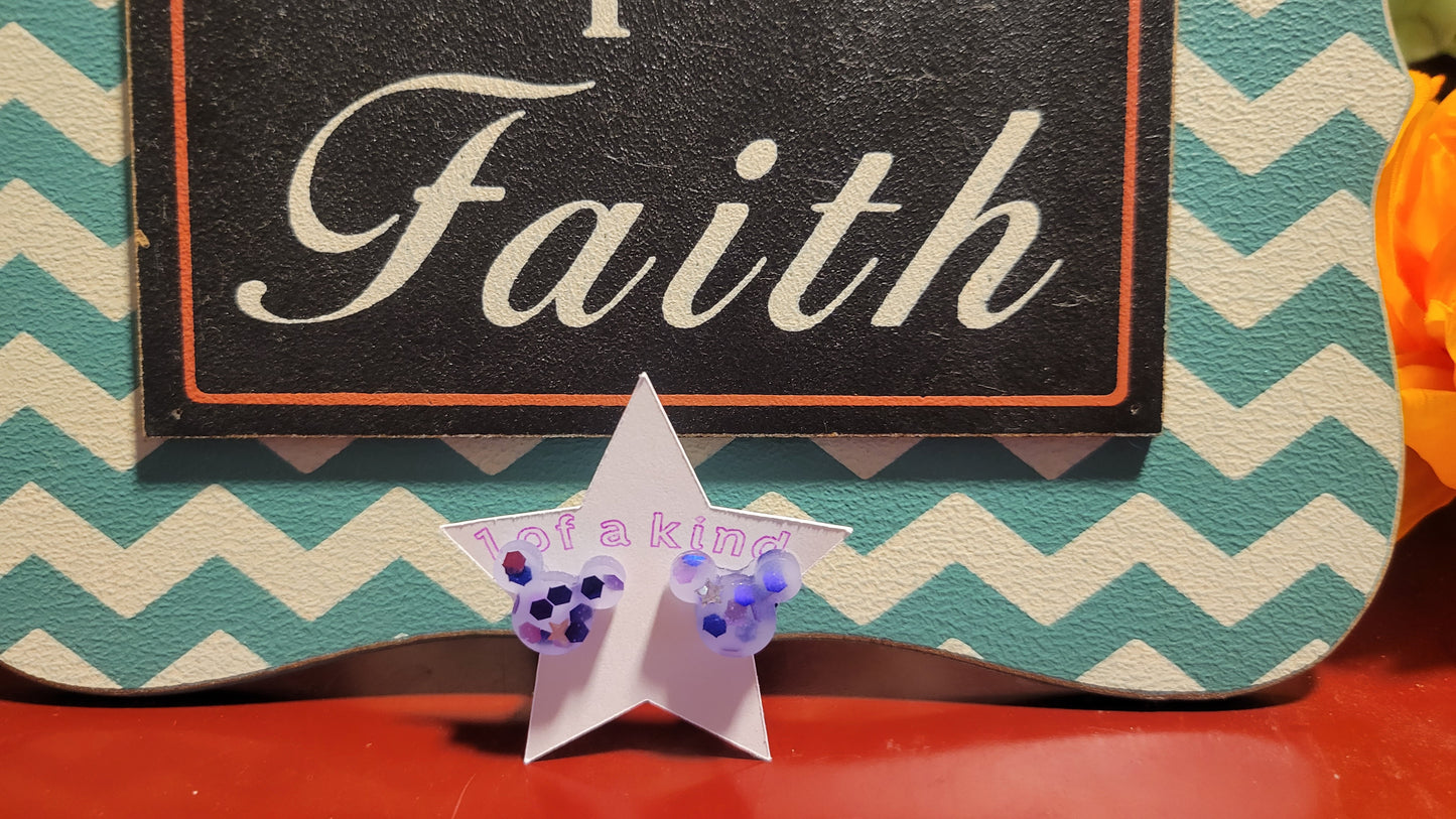 Stud earrings