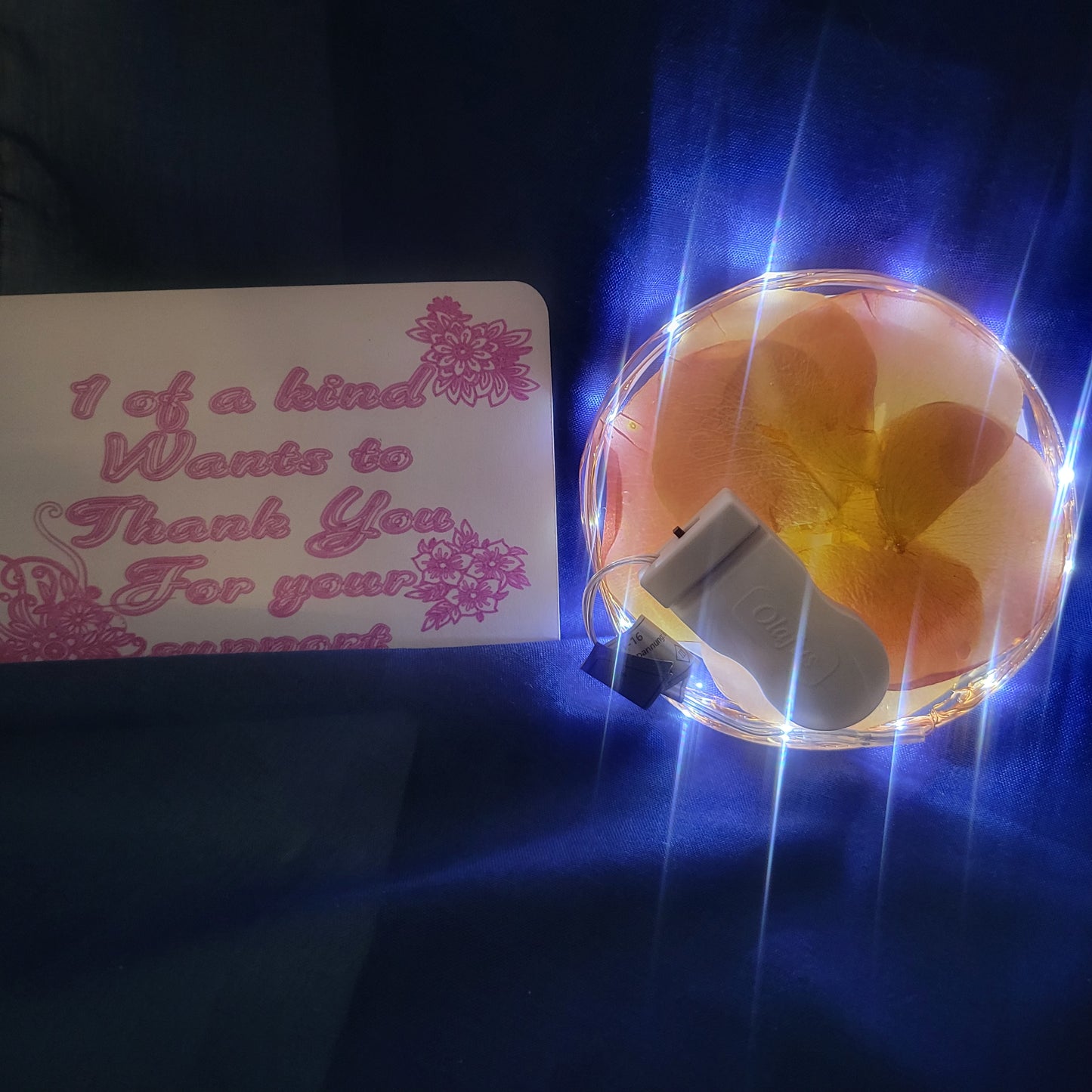 4" Light up photo frame