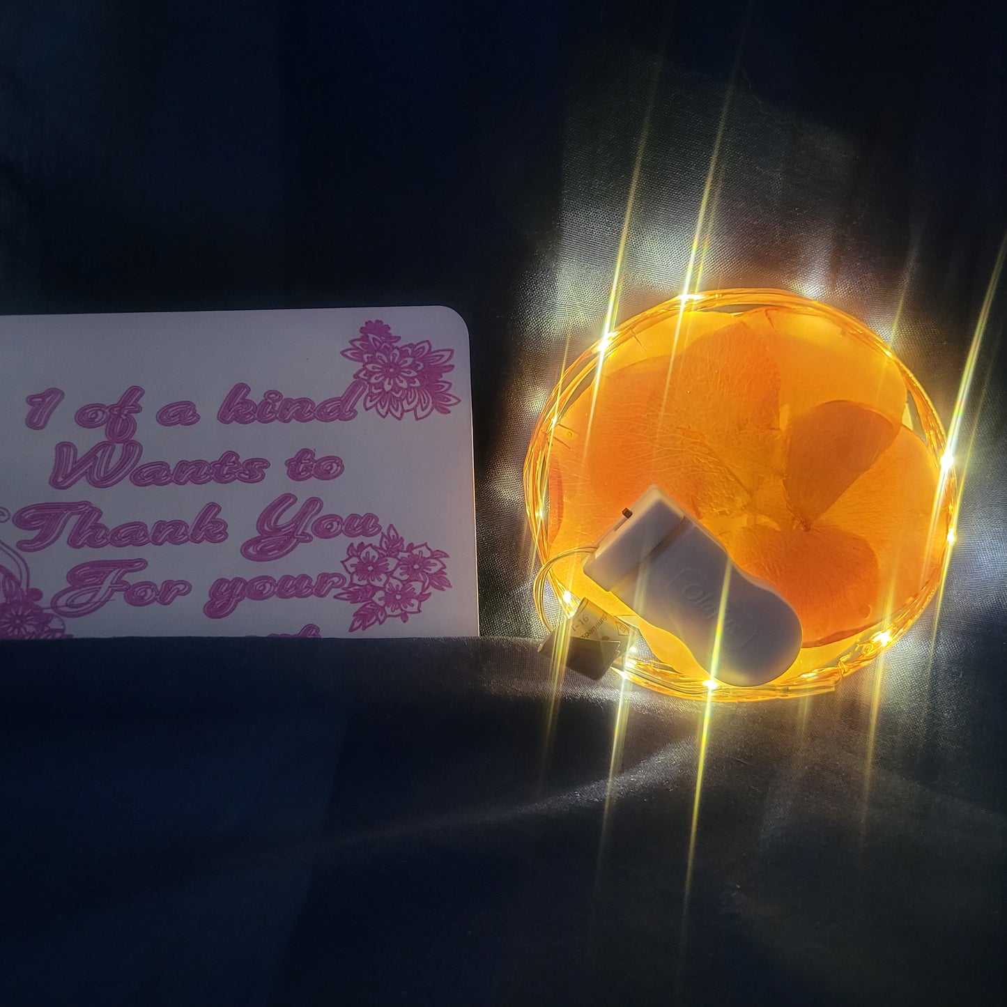 4" Light up photo frame