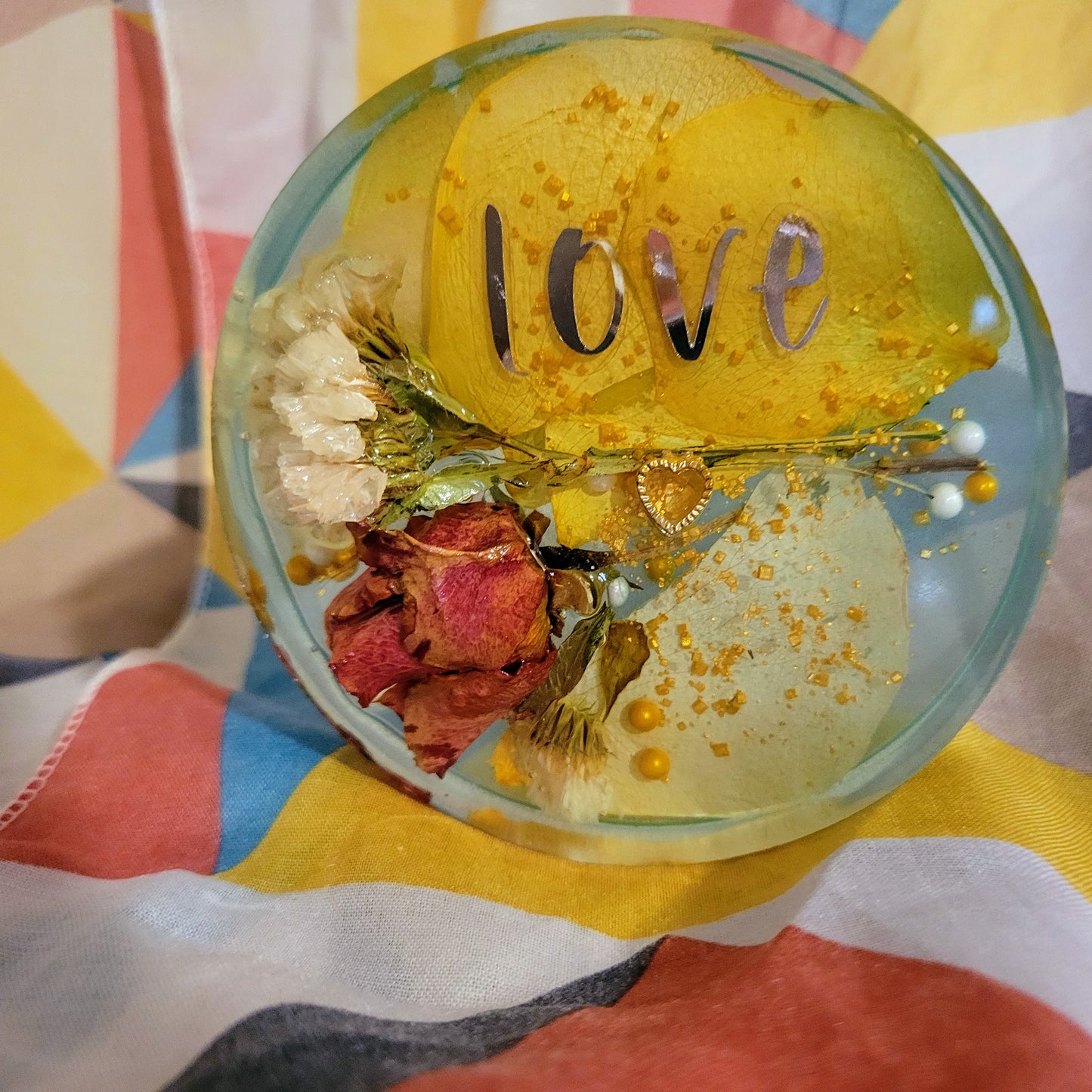 Love flower frame
