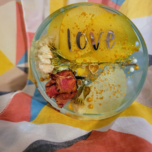 Love flower frame